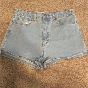 forever 21 denim shorts